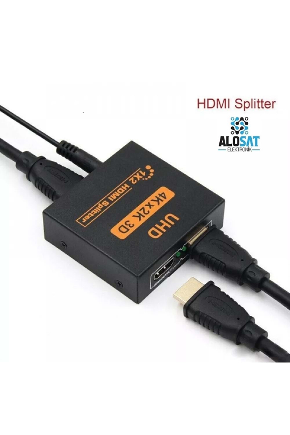 HDMI Splitter 1X2 Ver.1080P 1.4 3D Çoklayıcı #alosat