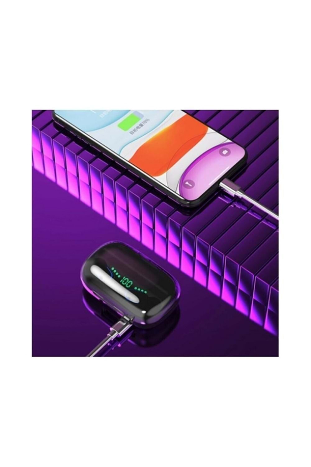 Xiaomi Redmi Earbuds A11S Tws Göstergeli Bluetooth Kulaklık Powerbank Siyah