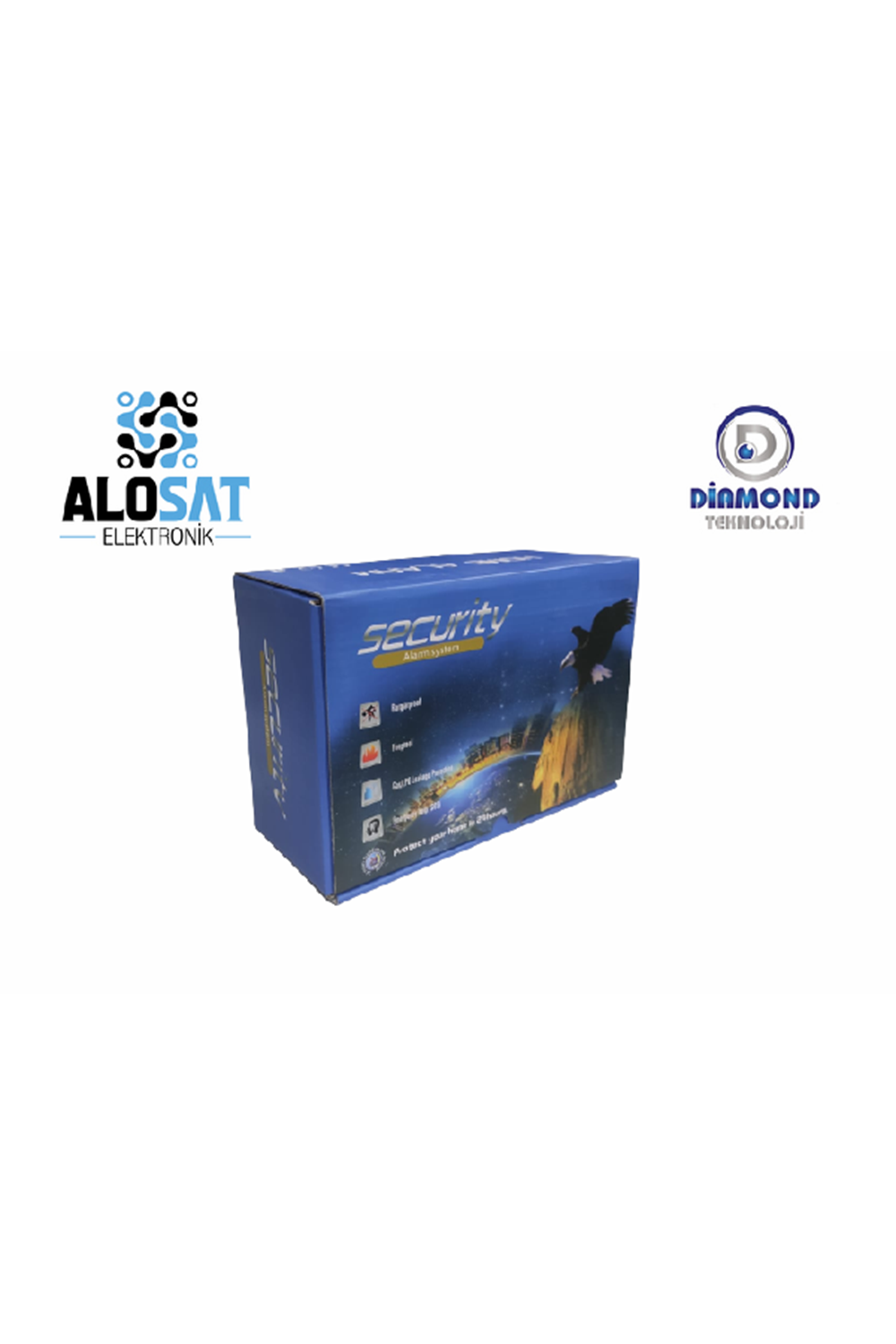 ALOSAT-ALOST2562 WIFI Home Security System Alarm Wireless IP GSM System