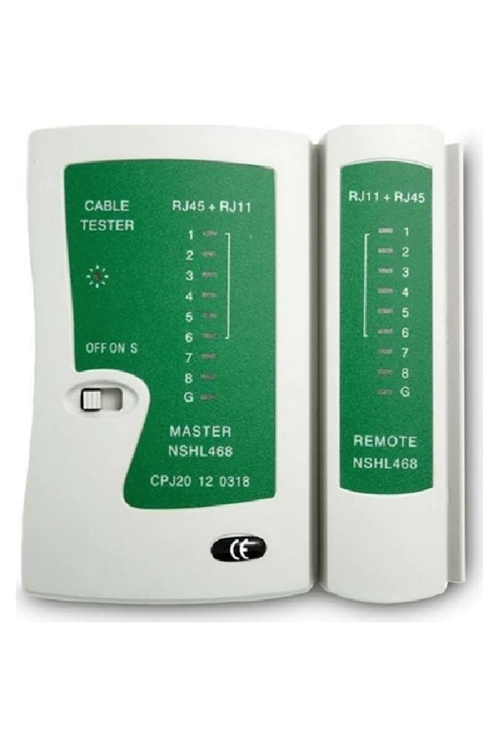 Tester Ağ Kablo Test Cihazı RJ45 RJ11 Utp Lan Kablo Test Cihazı