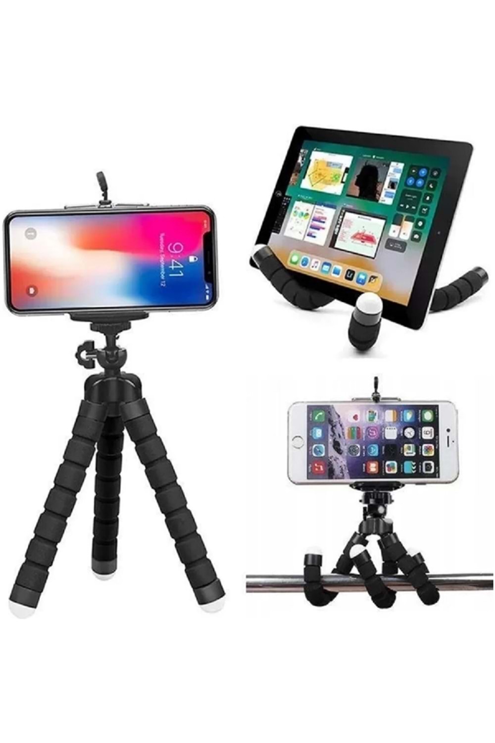 Concord T-1 Mini Esnek Çok Yönlü Ahtapot Tripod Stand