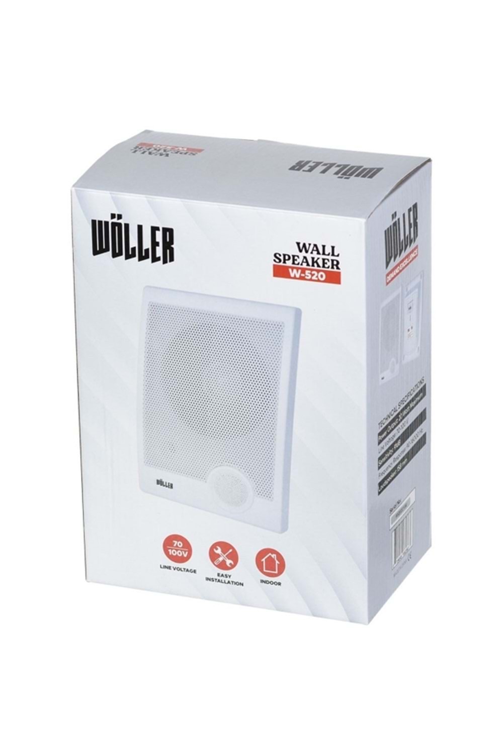 WÖLLER W-520 16 Cm 20W 100V Sütun Hoparlör
