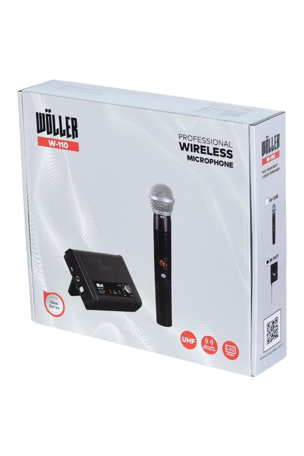 WÖLLER UHF Tek EL Kablosuz Mikrofon W-110 E