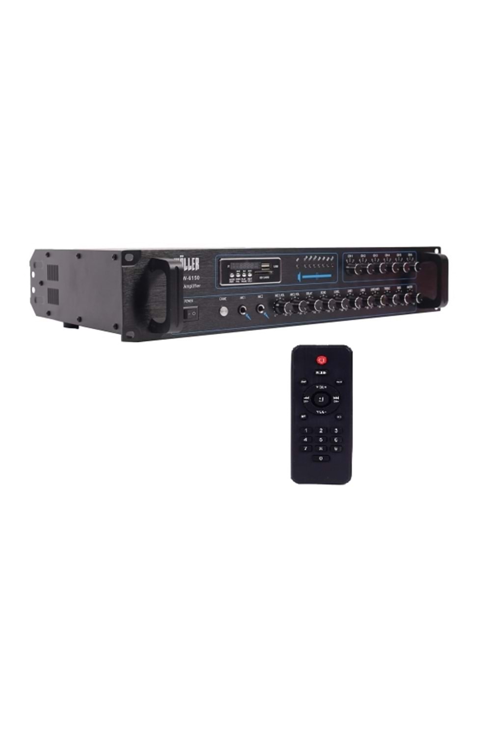 WÖLLER W-6150 150W 100V 6 Bölgeli Usb-Sd-Bt Amfi