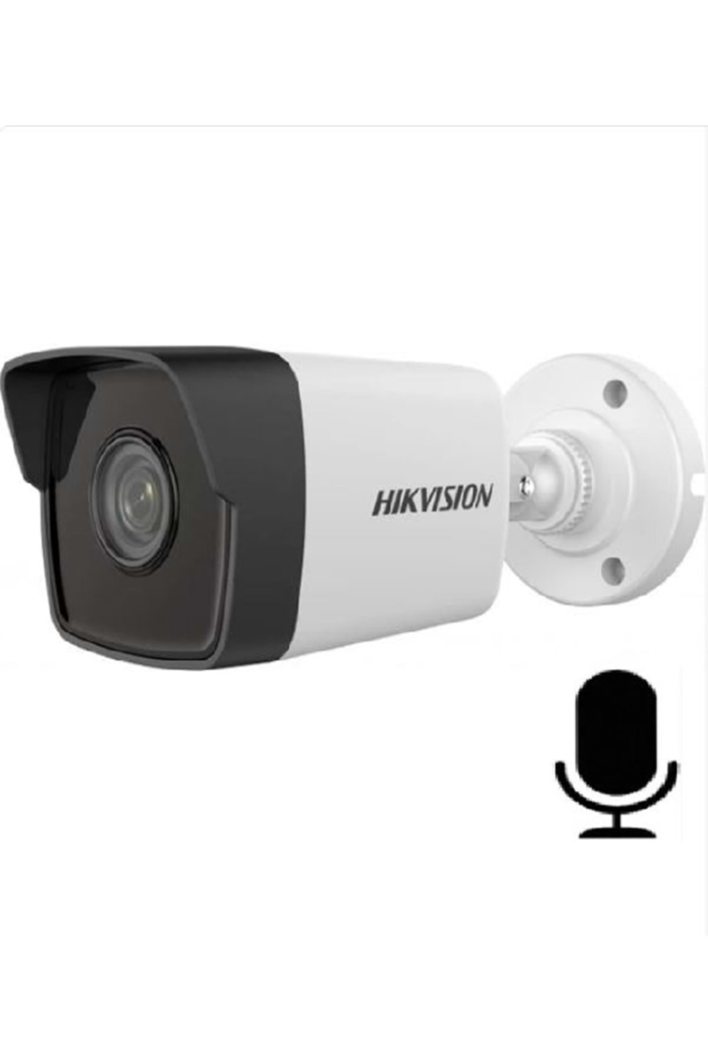 HIKVISION DS-2CD1043G0-IUF 1/3'' Cmos Sensör 4MP 2.8mm POE Sesli Bullet IP Güvenlik Kamera