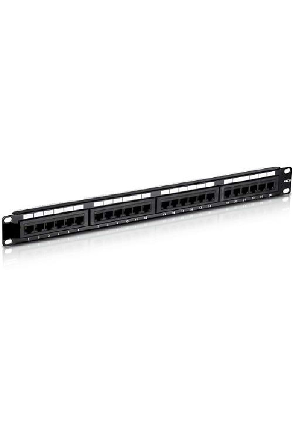 ODS 10C-SB1U24PCAT6U-RL1A 24 Port CAT6 UTP DOLU Patch Panel