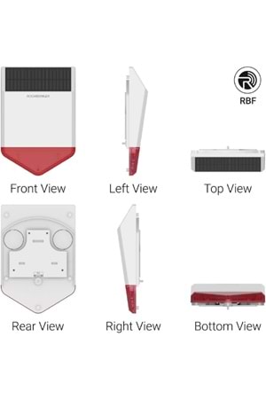 ROOMBANKER SO1 Dış Mekan Sireni - IP65, Şarj için Dahili Güneş Paneli ile Onaylandı