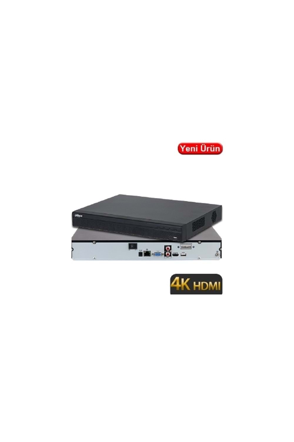 Dahua NVR4232-4KS3 32 Kanal 4K 2X20TB 1xhdmı 1xvga 2xusb 1XRJ45 Nvr Kayıt