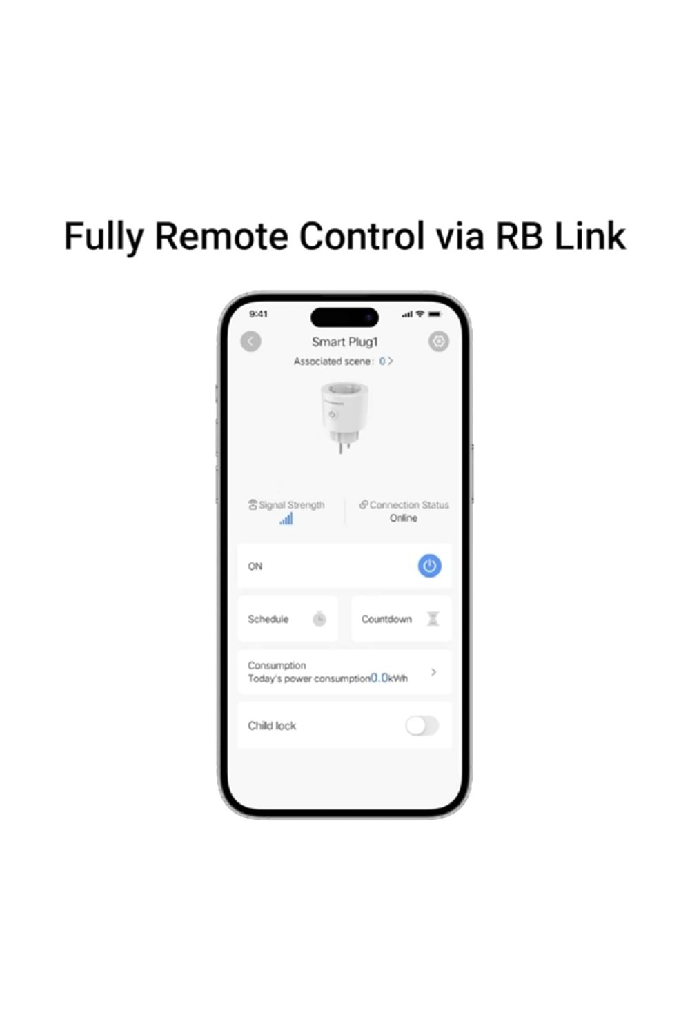 ROOMBANKER Akıllı Fiş PL1 - Çocuk Kilidi ve Enerji İzlemeyi Destekler (Akım, Gerilim, Güç Tüketimi) - hub ile 1900 m'ye kadar son derece uzun mesafeli iletişim iki yönlü iletişim