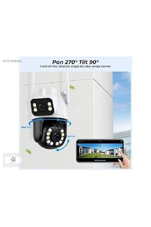 O-KAM 3011 WİFİ GÜVENLİK KAMERASI IP ÇİFT KAMERALI