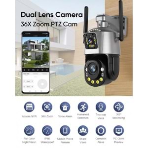 ALOSAT SR36X OPTİK ZOOMLU WİFİ KABLOSUZ KAMERA