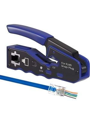 ALOSAT SSRJ45 YENİ NESİL KESME SIKMA PENSESİ ERGONOMİK TASARIM YÜKSEK KALİTE