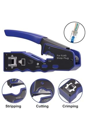 ALOSAT SSRJ45 YENİ NESİL KESME SIKMA PENSESİ ERGONOMİK TASARIM YÜKSEK KALİTE