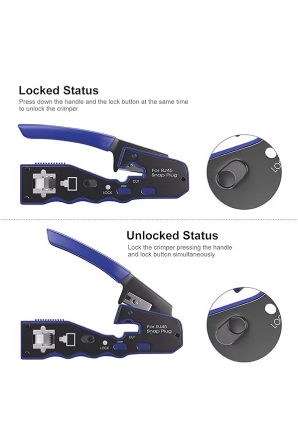 ALOSAT SSRJ45 YENİ NESİL KESME SIKMA PENSESİ ERGONOMİK TASARIM YÜKSEK KALİTE