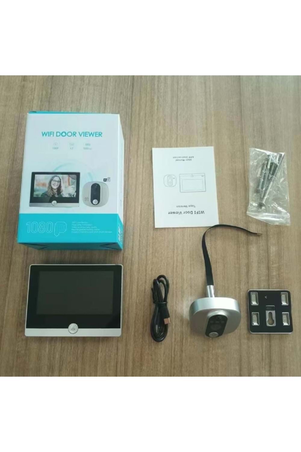 ALOSAT AKILLI KAPI DÜRBÜNÜ WİFİ TUYA SMART LİFE