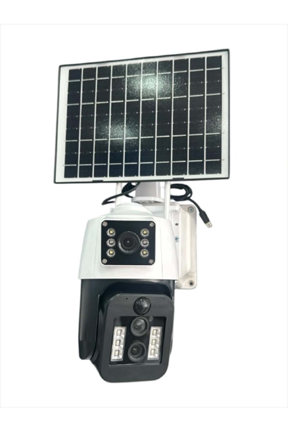 ALOSAT 4G-998 4G Sim Kart 10X ZOOM Güneş Kamerası 3 Lens Dış Mekan 6MP 4K Pil IP Kamera PIR Gece Görüş V380 Pro CCTV Güvenlik True Colour View Dual Lens Camera