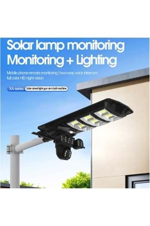 ALOSAT S4G-7485 SOLAR LAMBALI Rscamtom açık 6MP çok lens güneş sokak işık kamera hareket algılama Alarm renk gece görüş güvenlik kamerası 4G SIM KART