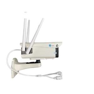 ALOSAT W-7462 PTZ WİFİ Kamera Mavi kırmızı Polis çakar ışıkları ve hareket takip YOOSEE UYGULAMASI