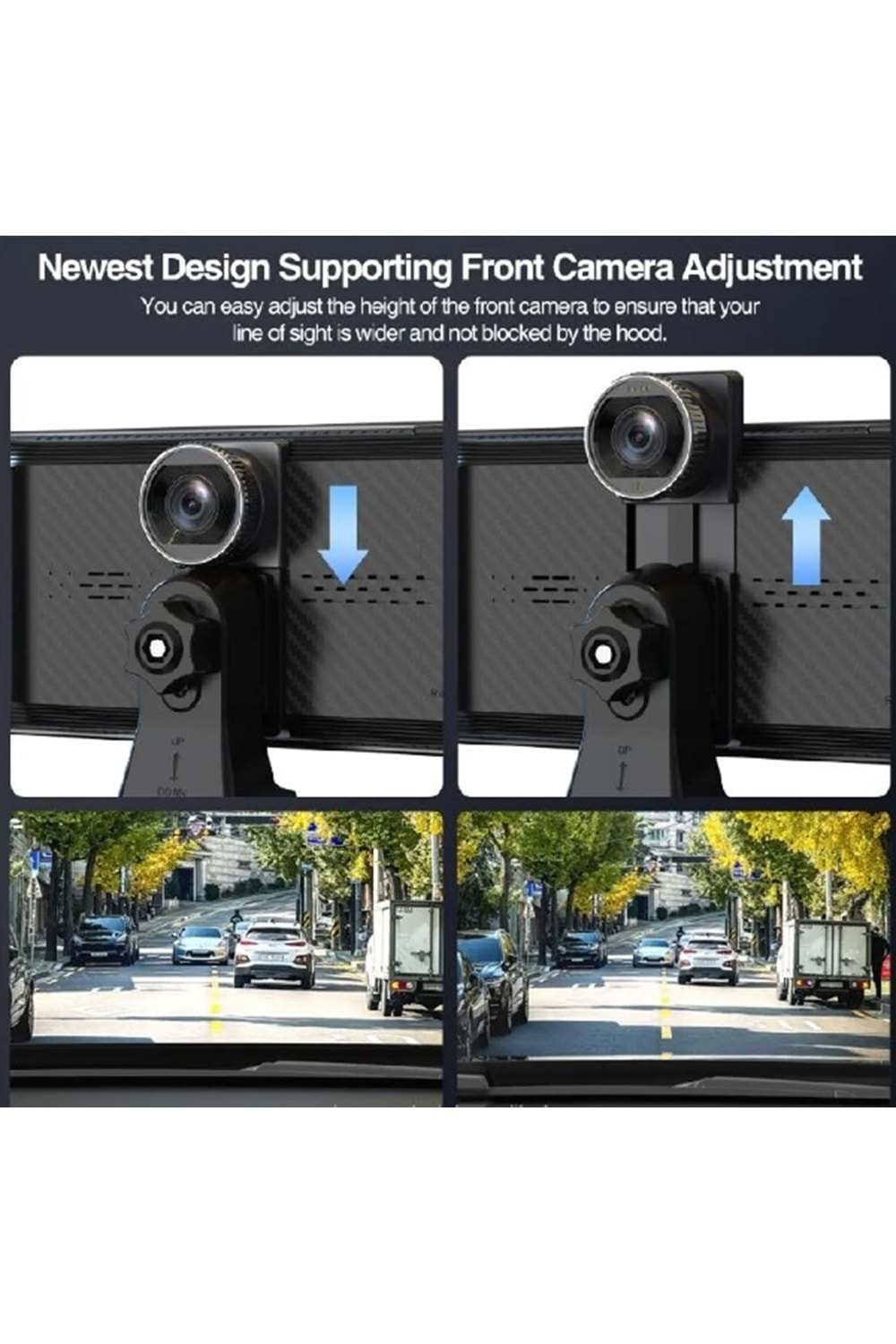 ALOSSAT 4K ANDROİD YK3507 10.26 inç Multimedia Özelli Dokunmatik Çift Kamera Araç Ekranı