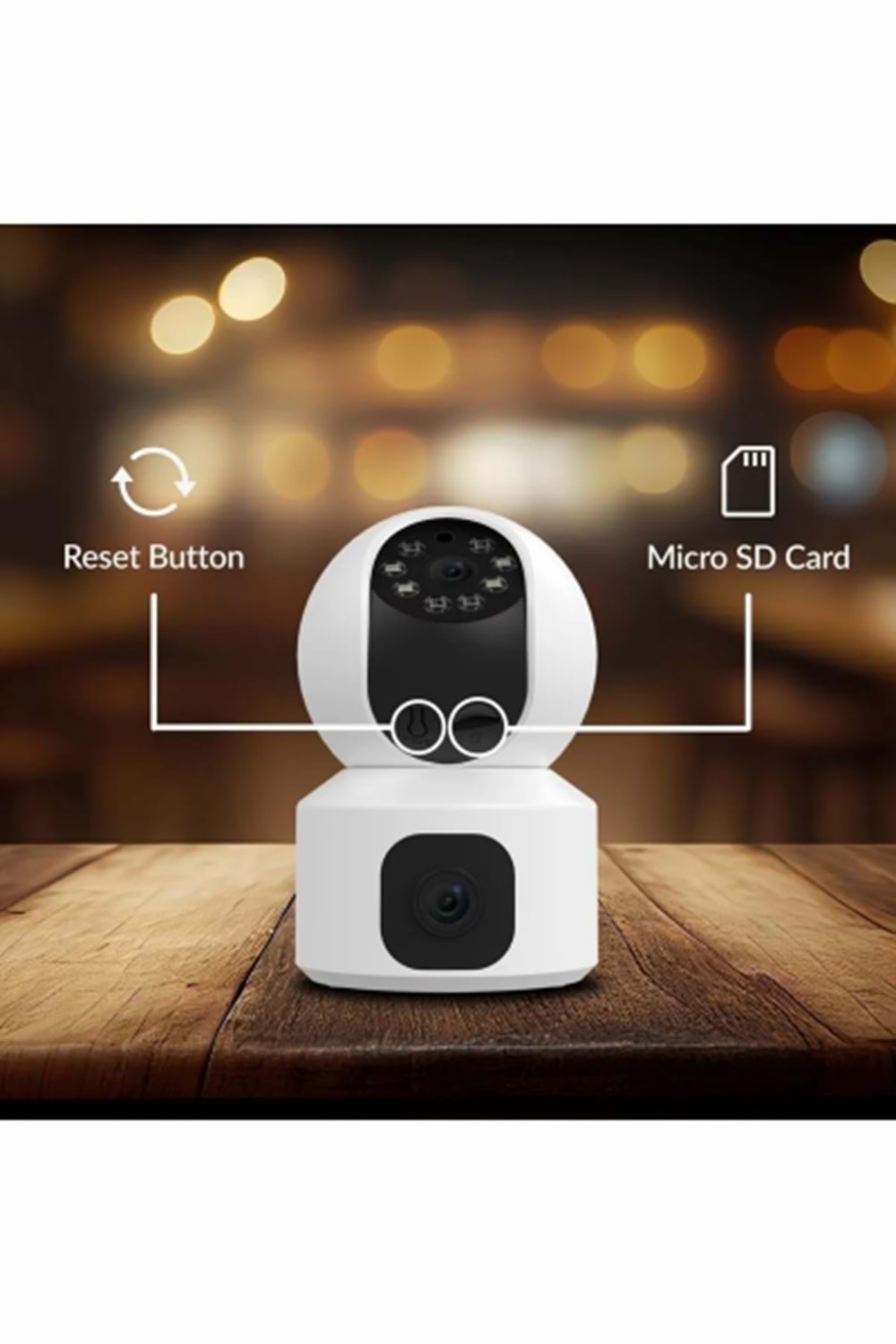 ALOSAT YK-P2005 Çift Kameralı Bebek Kamerası