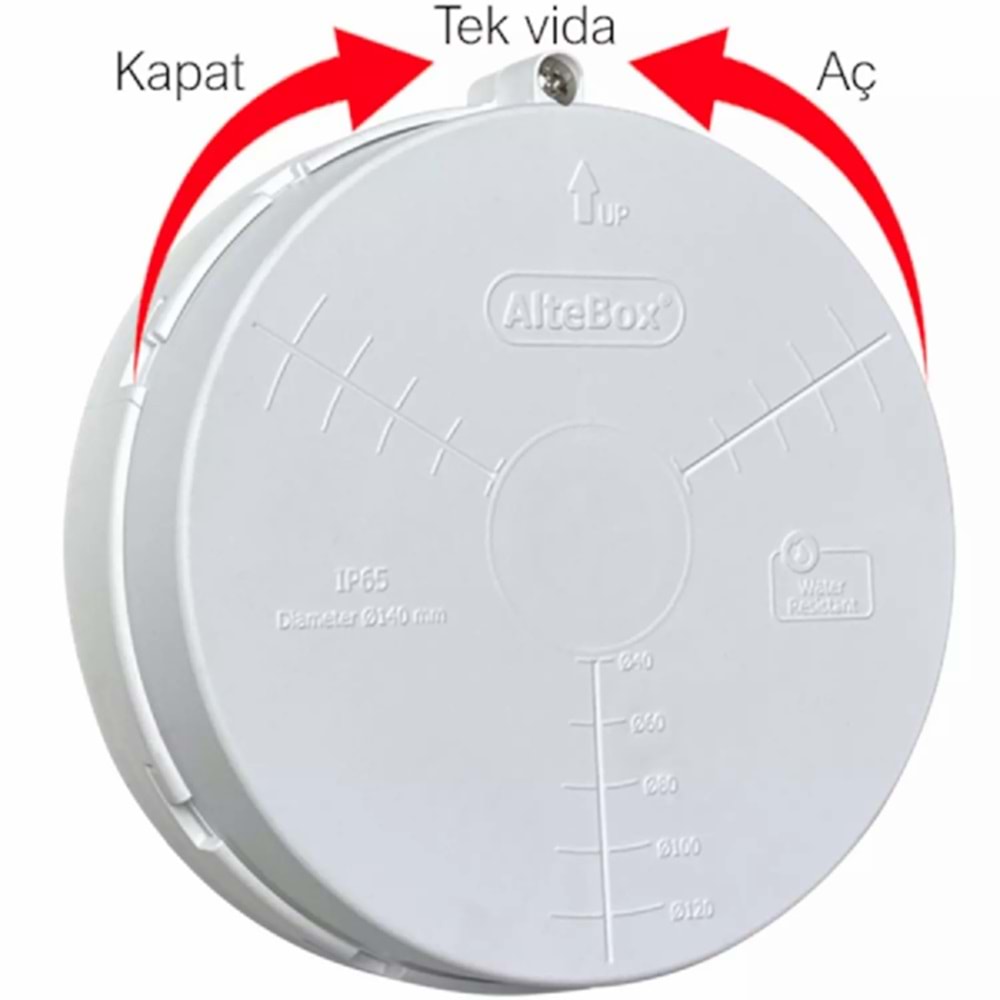Kamera Buatı AlteBox AB-7010-Mega, 140mm (Beyaz)