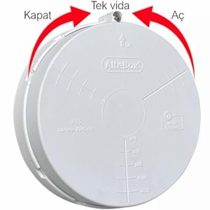 Kamera Buatı AlteBox AB-7010-Mega, 140mm (Beyaz)
