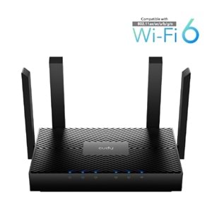 CUDY WR3000 4 Port 10/100/1000Mbps AX3000 4 Anten Masaüstü Router