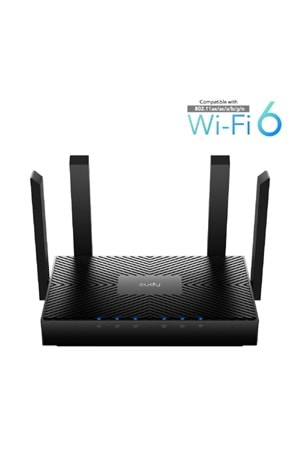 CUDY WR3000 4 Port 10/100/1000Mbps AX3000 4 Anten Masaüstü Router