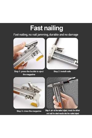 ALOSAT ÇEKİÇ İÇİN KABLO KANALI KANAL ÇİVİ TABANCASI