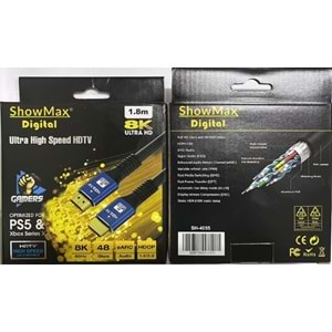 SHOWMAX SH-4055 HDMI 8K KUTULU 1,8 MT