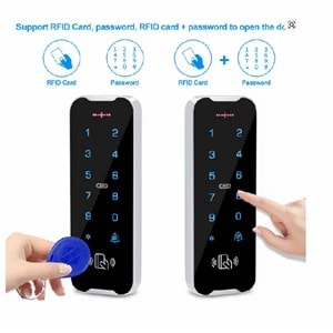 ALOSAT LS-40W METEL KASA Dokunmatik Tuş Takımı Kapı Şifreli Kart Okuyucu