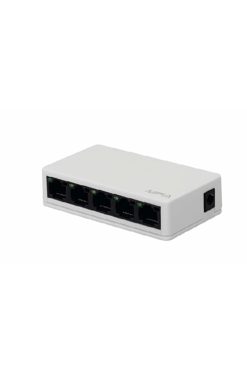 MPIA S-5 5 Ports 10/100Mbps Desktop Switch MPIA S-5 5 Ports 10/100Mbps Desktop Switch, ev ve işyerlerindeki ağ ihtiyaçlarınızı karşılamak için mükemmel bir seçenektir. İşte bu ürünün öne çıkan özellikleri:Hızlı veri iletimi için 5 adet 10/100Mbps por