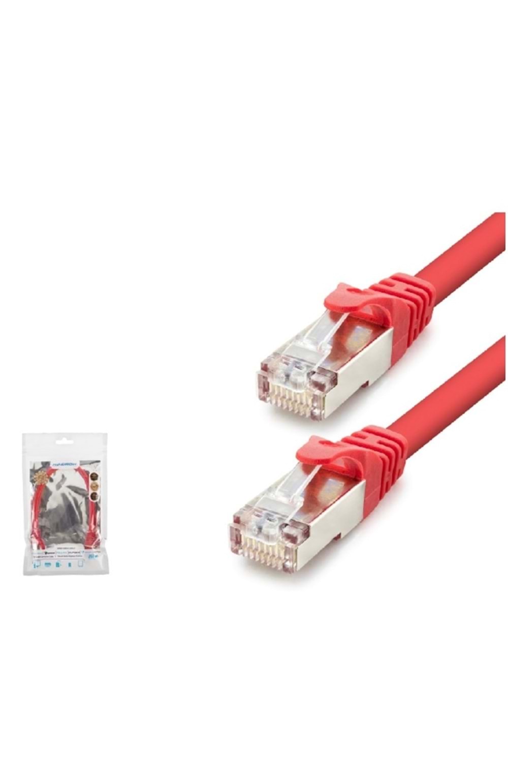 HADRON HDX5102 Cat7 0.6M Ethernet Patch Kablosu 10 Gbps 600 MHz 60 cm Sarı