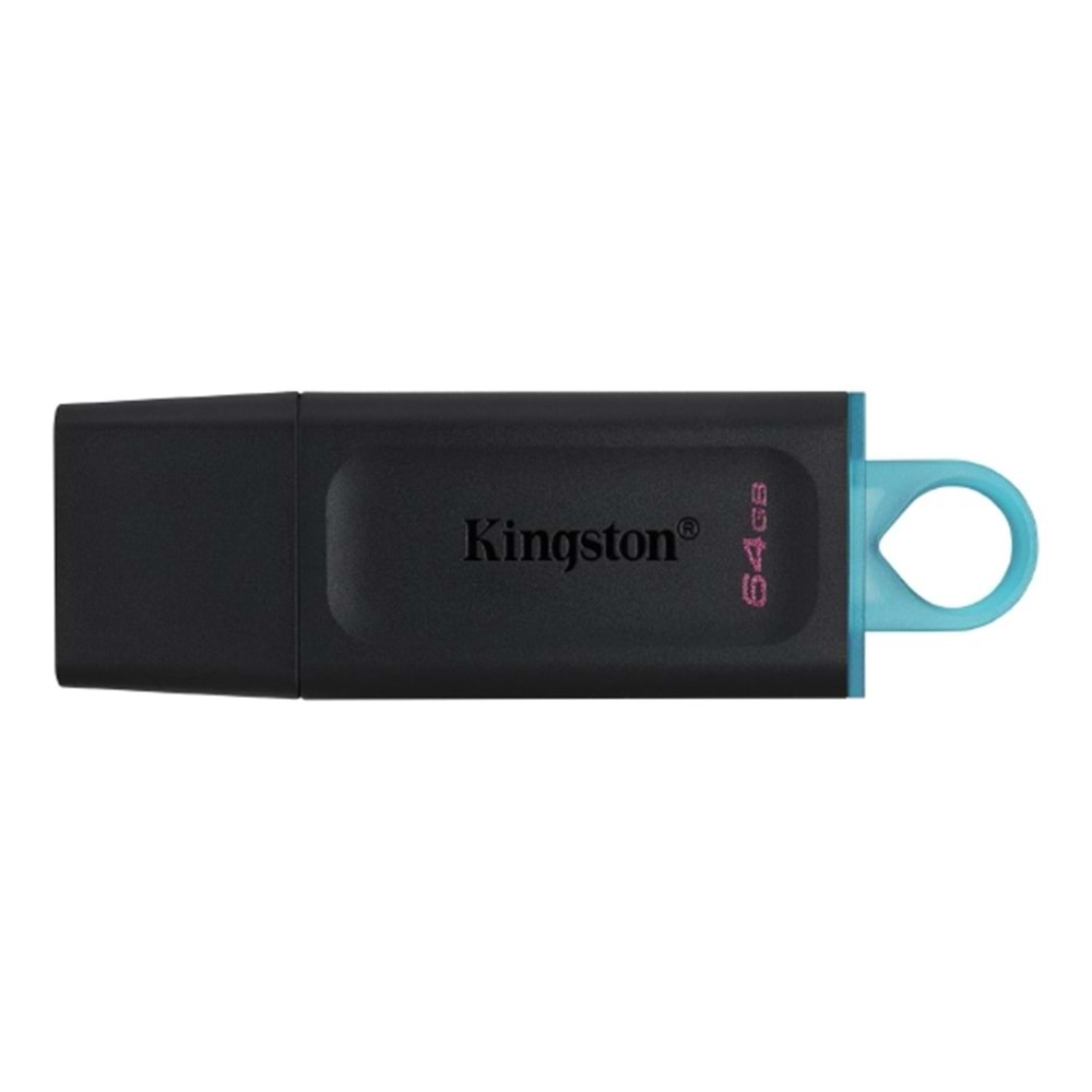 Kingston 64GB USB3.2 Gen1 DataTraveler Exodia (Black + Teal) DTX/64GB, Siyah