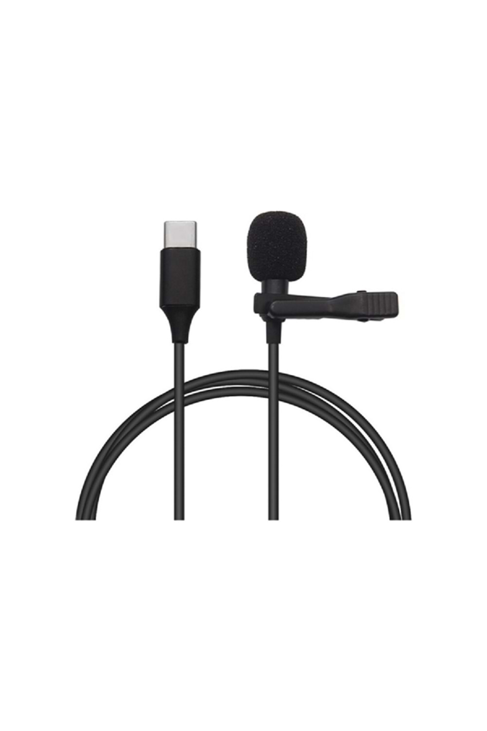 Paleon GL121 Type-C Girişli Yaka Mikrofonu Audio Kablo