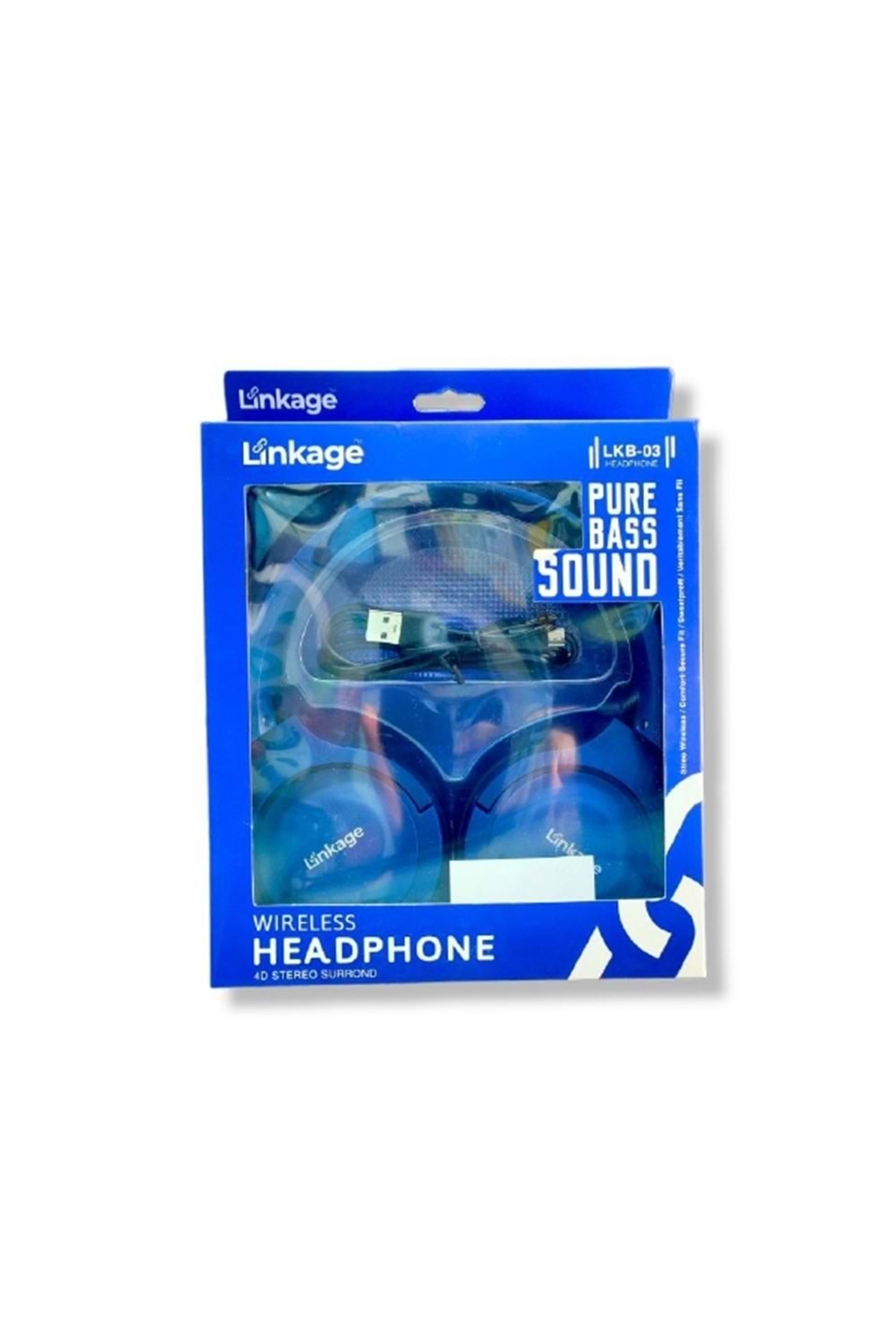 LİNKAGE LKB-03 WIRELESS KULAKÜSTÜ PURE BASS SOUND KULAKLIK LKB-03