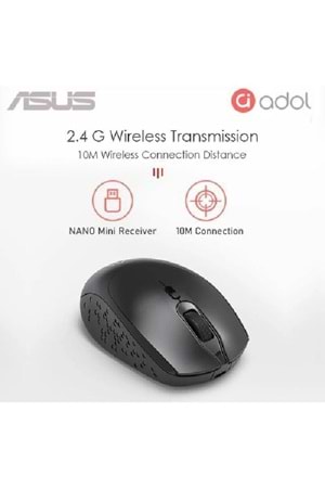 Asus Adol MS001 Kablosuz Optik Mouse