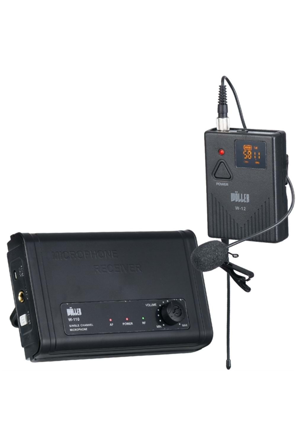 WÖLLER Uhf Tek Yaka Kablosuz Mikrofon W-110 Y